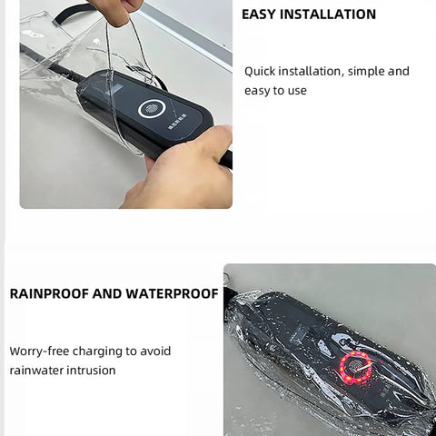 Universal Ev Charge Port Protector Badass Weather Armor Waterproof Rain Snow Cover For Electric Vehicles Fits Most Models installation process