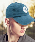 Cyan Blue Lightweight Unisex Cap For Women And Men Breathable Everyday Hat For Hiking Fishing Running Travel Baseball Cycling
