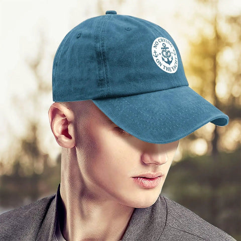 Cyan Blue Lightweight Unisex Cap For Women And Men Breathable Everyday Hat For Hiking Fishing Running Travel Baseball Cycling