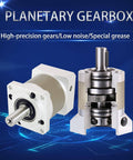 Nema23 Stepper Motor Planetary Gearbox 5 To 1 Speed Reducer For 8mm Shaft 60x60 Flange 57mm Mount 7 Arcmin Backlash IP65 3000rpm Built To Last For CNC Router Benchtop Lathe And 3D Printer