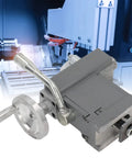 Adjustable Multifunctional MT2 Tailstock Live Center for Wood and Metal Lathes with die cast aluminum construction, front view.