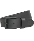 Product image of Everyday Comfort Leather Belt For Men With Distressed Two Tone Buckle Handcrafted In USA Genuine Leather Durable EDC Style That Goes With Everything For Casual Or Dress Wear Black Size 36.