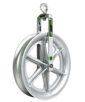 Tough As Nails 24 Inch Hook Sheave For Wire Rope Puller And Tugger Winch with aluminum frame and sealed bearings.
