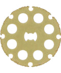 1-1/2 Inch EZ Lock Cutting Wheel For Wood And Laminate Fiberglass And Plastic Fast Cuts On Soft And Hardwood With Easy Assembly And 6x Faster Accessory Changes For Your Rotary Tool, front view