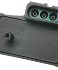 GM MAP Sensor 213-3205 19106672 Premium Replacement, black plastic plug-in MAP sensor with 3-pin connector for GM vehicles