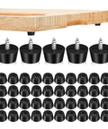 Screw-On Rubber Feet Set For Furniture And Appliances, showing 240-Piece PVC Foot Pads with Stainless Steel Washers.