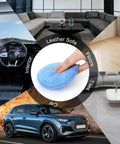 Six Pack 5 Inch Car Wax Applicator Pads, Round Foam And Microfiber Buffing Pads used on interiors, leather sofas, and cars