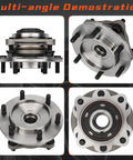 Plug And Play Front Wheel Hub And Bearing Assembly For Toyota 4Runner 2003-2019, Tacoma 2005-2019, FJ Cruiser 2007-2009, Hilux 2005-2017