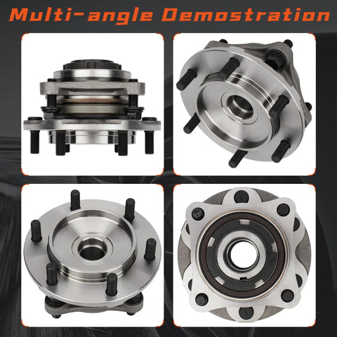 Plug And Play Front Wheel Hub And Bearing Assembly For Toyota 4Runner 2003-2019, Tacoma 2005-2019, FJ Cruiser 2007-2009, Hilux 2005-2017