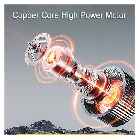 Copper core high power motor of Heavy Duty Industrial Floor Drum Fan Rock Solid Steel Frame Kickin High Speed Airflow.