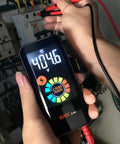 Using Rechargeable Pocket Digital Multimeter With Color LCD Display, Auto-Ranging 6000 Counts for voltage measurement