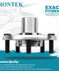 Front Left Or Right Wheel Hub Replacement For Hyundai Elantra Veloster And Kia Forte Plug And Play Ready To Roll side view