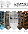 100 Pack Plastic Shelf Pegs Set With Self Locking Design, application for cabinets, bookcases, and wine racks in image