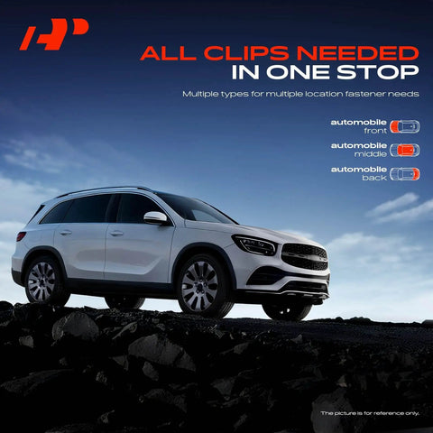 Heavy Duty 230 Piece Retainer Clip Kit Push Pin Fasteners Interior And Exterior Door Panel Trim And Bumper Fascia Covers For Kia Sorento 2016 Through 2020 with multiple automobile fastener types shown.