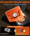 Adjustable Chisel Sharpening Jig And Honing Guide Tool For Woodworkers Dead Nuts Edge Precision Off Center Holder for fast blade clamping.