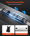 Linear Rail Guide Kit HGR20 1000 mm Two Rails And Four Bearing Blocks For DIY CNC Routers Lathes Mills And 3D Printers
