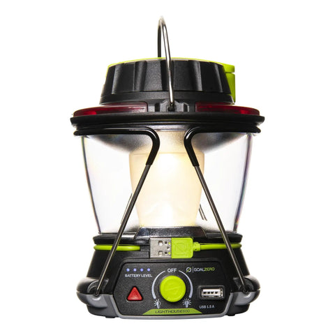 600 Lumen Multi Functional Go To Camping Lantern With USB Charging For Phones And Small Devices Solar Recharge And Hand Crank