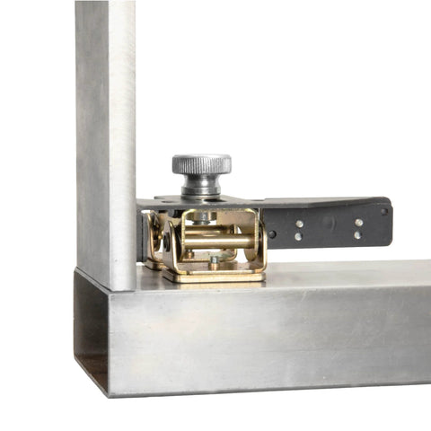 MagTab 2.0 magnetic tab holder for welding with adjustable base and knurled grip, six replaceable magnets for strong and precise alignment