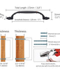 Diagram showing Oil Rubbed Bronze Vintage Cabinet Hardware Pulls 5 Inch 128mm Screw Spacing Set dimensions and installation guidelines.