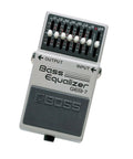 Top view of Seven-Band Graphic Bass Equalizer Pedal For Electric Bass And Electric-Acoustic Bass Boost Or Cut Tone Shaping