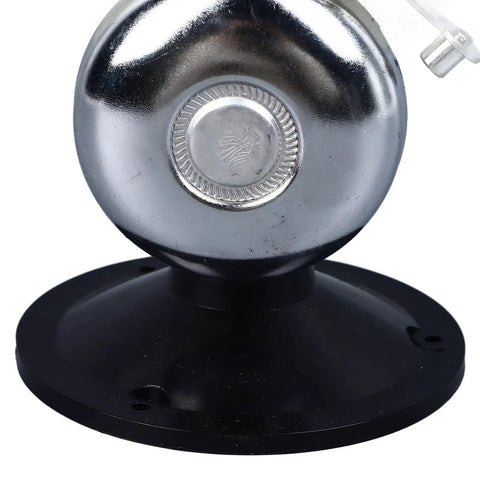 Close-up of the Top Shelf Electric Vertical Acoustics Demonstration Kit For Classroom Physics Labs, showcasing the metallic and black base design.