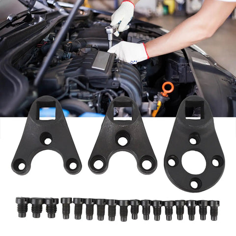 Must-Have Trim Tilt Pin Wrench Set For Outboard Motors Fits Johnson Hydraulic End Caps 38mm 32mm 35mm Sizes Replacement Kit Perfect Fit And Easy Install, black steel set