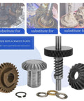 Beefy Worm Gear Kit For 5 Qt And 6 Qt Stand Mixers Replacement Parts With Beveled Gears, Gasket, Retaining Ring Pliers, Includes 9706529