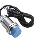 Inductive Proximity Sensor Switch Non Shield Type With 15mm Sensing Distance NPN Normally Open 3 Wire 10 To 30V DC Metal Detecting Sensor For Industrial Machinery Blue Body 30mm Mounting Hole Workhorse Build