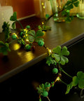 Multicolor Daisy Fairy Lights With Remote Battery Operated 40 LED Daisy String Lights on dark surface for decor