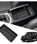 Center Console Organizer For Mercedes G Class G Wagon G550 G63 AMG G350 W463 W464 2018 Through 2026 installed in vehicle interior