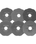 Precision Table Saw Arbor Shims For Slick Blade Alignment With Dead Nuts Accuracy And Hassle Free Calibration Using Heavy Duty Stainless Steel Fence Offset Spacer Tool To Keep Your Workshop Top Notch, set of six shims ranging from .003 to .020 inch.