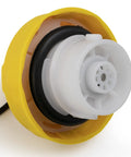 Close-up of yellow E85 Gas Cap Replacement Fits Jeep Chrysler Dodge And Ram Vehicles For Grand Cherokee Durango