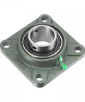 Flange Block Bearing UCF210 50mm Bore Cast Iron Housing With Set Screw Lock Chrome Steel Insert Low Noise Operation