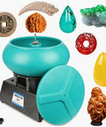 17-Inch Vibratory Tumbler Polisher For Jewelry And Metal Finishing, Stone Polishing Machine with various polished stones