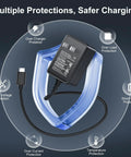 Power Supply 5V 3A Micro USB AC Adapter With A Beefy 6 Feet Cord For Pi 3 Model B B Plus 2 Model B A A Plus Zero And Android Tablets
