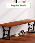 Black Metal Table Legs Set 28 Inch High By 24 Inch Wide, Two Tier DIY Desk Support, H Shape Design in home setting with shoes