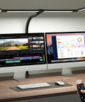 42 Inch LED Desk Lamp With Clamp And Remote Four Panel Architect Light Bar for dual monitors on desk