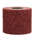 Nonwoven Flap Wheel For Surface Conditioning 120 Grit Drum 120 X 100 X 19 Mm Heavy Duty Pro Grade For Stainless Steel Aluminum Copper And More Polishing Burnishing And Metal Prep