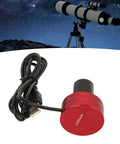 HD 2MP Electronic Eyepiece For Telescopes And Microscopes With USB Port, red 1.25 inch eyepiece, telescope in background