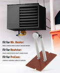 60015 High Limit Switch Replacement For Gas Stoves And Propane Heaters, KSD301080 Compatible, installed with heater unit