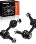 Two Pack Front Sway Bar End Links For Nissan Frontier 2005-2019, Pathfinder 2005-2012, Xterra 2005-2015, Suzuki Equator 2009-2012 Stabilizer Bar Link Replacement shown with packaging.