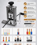 Heavy Duty Professional Grade Wire Stripping Machine That Shreds Thick Cables With No Sweat Manual Or Electric Drill Powered Cable Stripper Tool For Scrap Wiring And Dependable Jobs with adjustable blade and wire types.