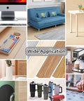 Heavy Duty Silicone Furniture Pads 132 Pack Non Slip Rubber Leg Protectors collage highlighting use under various furniture and appliances.