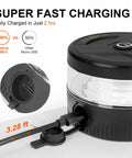 Magnetic Wireless Beacon Light With USB C Rechargeable LED Strobe For Trucks And Work Rigs Amber Emergency Flash Light with USB-C charging cable