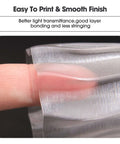 Transparent PETG filament showing smooth finish and flexibility for Budget Friendly PETG Filament 1.75mm 1kg Spool Glossy Finish