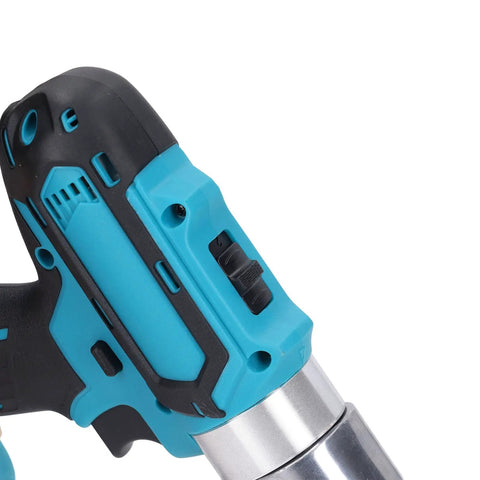 Close-up of Fafeicy 21V Cordless Electric Metal Shears With Led Light And Variable Speed showing adjustable speed dial.