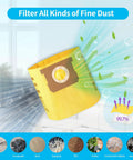 10 Pack High Efficiency Dust Collection Bags Type H For 5 To 8 Gallon Vacuums 90671 Disposable Replacement Bags 9067133 graphic