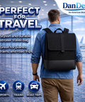 Man wearing Bugaboo Butterfly Stroller Travel Bag Protective Case With Reinforced Bottom Hidden Tracker Pocket And ID Tag Holder at airport