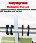 Stand Up Floor Marking Tool And Tape Applicator For Quick Two Parallel Lines On Warehouse Floors Playgrounds And Sports Courts Aisle Marking Machine With Circle Drawing Kit And Easy Tape Pasting No More Bending, stainless steel drum scale