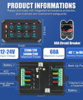 Diagram of 8 Gang RGB Switch Panel with 5 Level Brightness Button for Universal Automotive Circuit Control Relay Car Touch LED System Box